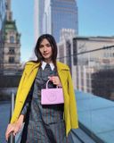  Túi Xách Tory Burch Mini Ella Bio Tote Màu Tím Hồng 145613 