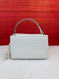  Túi Xách Tory Burch Britten Woven Micro Satchel Màu Trắng 156012 
