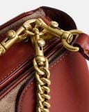  Túi Đeo Chéo Coach Cassie Crossbody Bag 19 In Signature Canvas Màu Nâu Logo CV436 