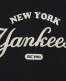  Áo Khoác Bomber MLB Jersey Cursive Varsity Jacket New York Yankees 3AJPV0734-50BKS Màu Đen 