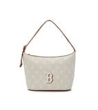  Túi Đeo Vai MLB Classic MONOGRAM Jacquard Hobo Bag BOSTON REDSOX Màu Xám 3ABQM015N-43BGL 