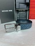  Thắt Lưng Nam Michael Kors Mens 4-in-1 Signature Canvas Belt Gift Set Box Màu Navy 