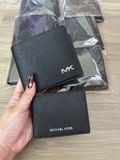  Ví Nam Michael Kors Men Rivington Billfold with Passcase Leather Màu Đen Trơn 