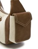  Túi Đeo Vai MLB Canvas Vintage Cargo Bag NEW YORK YANKEES 3ABQBV15N-50CRD 