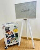  Vali Nike Silhouette Stick Smile Màu Trắng Size 22 Xách Tay Cabin 