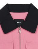  Áo Khoác MLB Basic Collar Work Jacket BOSTON REDSOX 3AJPB0351-43PKP Màu Hồng 