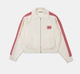  Áo khoác len BADBLOOD Billy Knit Track Zip-up Màu Kem 