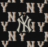  Đầm Polo MLB Monogram New York Yankees 3FOPM0233-50BKS Màu Đen 