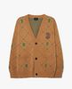 Áo khoác cardigan MLB unisex tay dài Diamond Monogram 3AKCM0431-43SAS Màu Nâu
