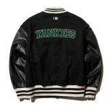  Áo Bomber MLB Wool Basic Varsity Jacket New York Yankees 3AJPV0634-50BKL Màu Đen 