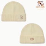  Mũ Len MLB Candy Mid Beanie NEW YORK YANKEES 3ABNBM146 Màu Trắng Chữ B / Đen Logo NY 