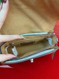  Túi Đeo Chéo Coach Cassie Croc-Embossed Crossbody Bag CV435 Màu Trắng Ngà 