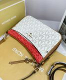  Túi Đeo Vai Michael Kors MK Jet Set Charm Colour Block Màu Trắng Phối Đỏ 