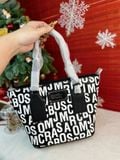  Túi Tote Marc Jacobs 4S4HTT006H02 Satchel Chữ Đen Trắng 