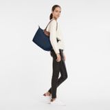  Túi Tote Longchamp Le Pliage Original Size L Tote Bag Navy - Recycled Canvas 