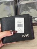  Ví Nam Michael Kors Men Rivington Billfold with Passcase Leather Màu Đen Trơn 