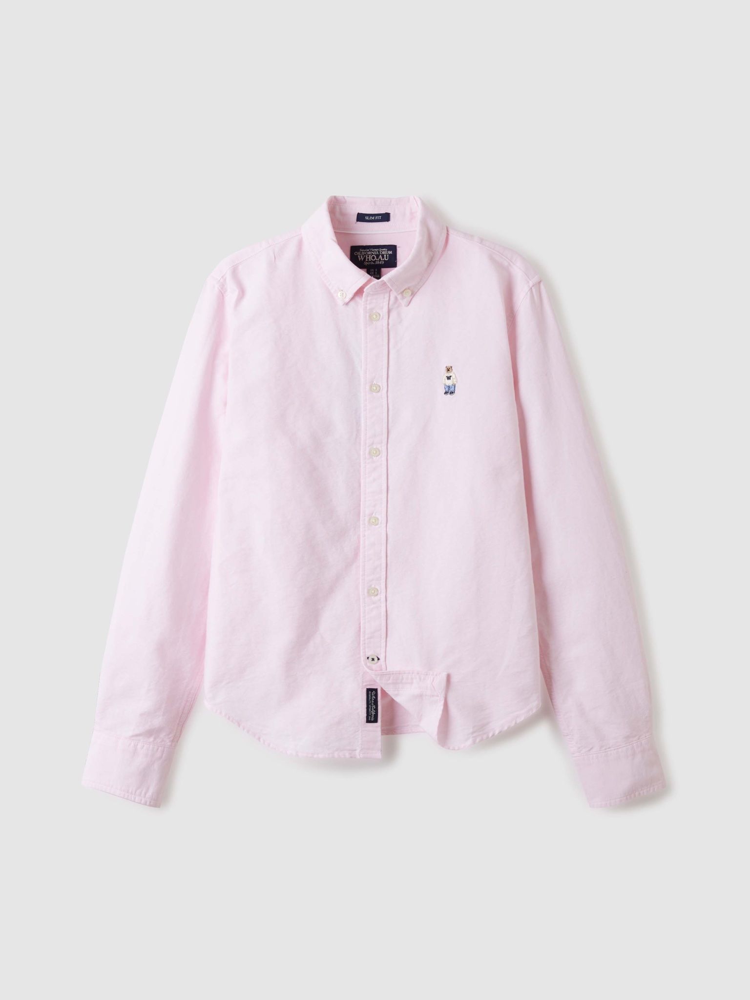 【WHO.A.U】steve oxford shirt Steve Oxford Short Sleeve Shirts - 후아유닷컴