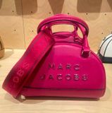  Túi Xách Marc Jacobs Small Leather Bowling Crossbody Màu Hồng Sen 