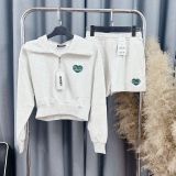  Set Bộ Nỉ 3 Món NERDY Trái Tim Xanh Lá Màu Xám 
