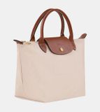  Túi Xách Longchamp Le Pliage Original S Handbag Paper - Recycled Canvas Size S Màu Trắng Kem 