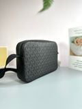  Túi Đeo Chéo Michael Kors MK Hudson Logo Crossbody Bag Màu Đen Logo 