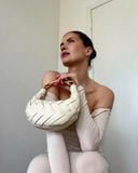  Túi Xách JW PEI Orla Weave Handbag - White Màu Trắng Kem 