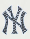  Áo Phông MLB Classic MONOGRAM Big Lux Over Fit T Shirts NEW YORK YANKEES 3ATSM0653-50IVS Màu Trắng 