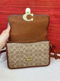  Túi xách Coach Studio Shoulder Bag In Signature Canvas Màu Nâu Logo C6639 
