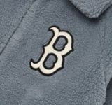  Áo Khoác Lông MLB Basic Small Logo Mega Overfit Fleece Jumper 3AFDB0726-43GRS Màu Xám 