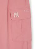  Quần Túi Hộp MLB Women`S Varsity Cargo Pintuck Wide Pants NEW YORK YANKEES 3FWPV0144-50PKM Màu Hồng 