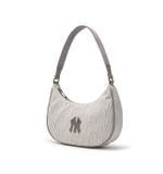  Túi Đeo Vai MLB Classic MONOGRAM Jacquard Hobo Bag NEW YORK YANKEES 3ABQS014N-50CGL Màu Xám 