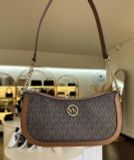  Túi Đeo Vai Michael Kors MK Carmen Xs Pouchette Brown Bag 