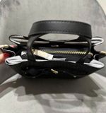  Túi Xách Michael Kors MK Emilia Small Logo Satchel Màu Đen Logo 