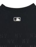  Áo Phông MLB Vintage MONOGRAM Allover Over Fit T Shirts NEW YORK YANKEES 3ATSM2053-50BKS Màu Đen 