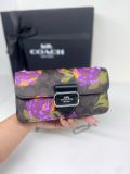  Túi Đeo Chéo Cluth Coach Morgan Crossbody In Signature Canvas With Rose Print Màu Nâu Logo CL476 