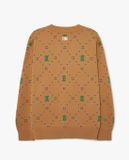  Áo khoác cardigan MLB unisex tay dài Diamond Monogram 3AKCM0431-43SAS Màu Nâu 