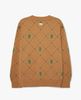  Áo khoác cardigan MLB unisex tay dài Diamond Monogram 3AKCM0431-43SAS Màu Nâu 