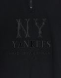  Áo Polo Sweat MLB Basic Coopers Logo Mega Overfit Half Zip Sweatshirts NEW YORK YANKEES 3AMTB0351-50BKS Màu Đen 