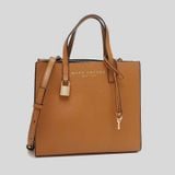  Túi Tote Marc Jacobs Mini Grind Signet Printed Leather Crossbody Tote  Màu Vàng Size 24 