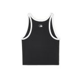  Áo Ba Lỗ MLB Women`S Basic Small Logo Ringer Crop Sleeveless NEW YORK YANKEES 3FTKB0443-50BKS 