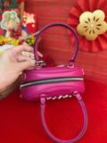 Túi Xách Marc Jacobs Small Leather Bowling Crossbody Màu Hồng Sen 