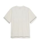  Áo Phông MLB Basic Coopers Logo Mega Over Fit T Shrts NEW YORK YANKEES 3ATSB1153-50IVS Màu Trắng 