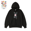 Áo Hoodie Adlv Rabbit Belly Màu Đen