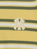  Áo Polo MLB Women`S Varsity Stripe Half Zip Crop Knit Pullover NEW YORK YANKEES 3FKPV0253-50YEL Màu Vàng 