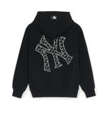  Áo Hoodie MLB Classic MONOGRAM Big Lux Hoodie NEW YORK YANKEES 3AHDM0251-50BKS Màu Đen 