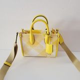  Túi Tote Michael Kors Mirella Extra-Small Sequined Crossbody Bag Shopper Tote Màu Vàng 