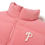  Áo Phao MLB Basic Crop Short Padded Philadelphia Phillies Màu Hồng Chữ P 3Fdjw0116-10Cos 