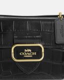  Túi Xách Coach Morgan Square Crossbody Màu Đen Da Sần 