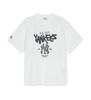 Áo Phông MLB Basic Big Logo Mega Over Fit T Shirts NEW YORK YANKEES  3ATSB0553-50WHS Màu Trắng