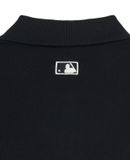  Áo Polo Sweat MLB Basic Coopers Logo Mega Overfit Half Zip Sweatshirts NEW YORK YANKEES 3AMTB0351-50BKS Màu Đen 